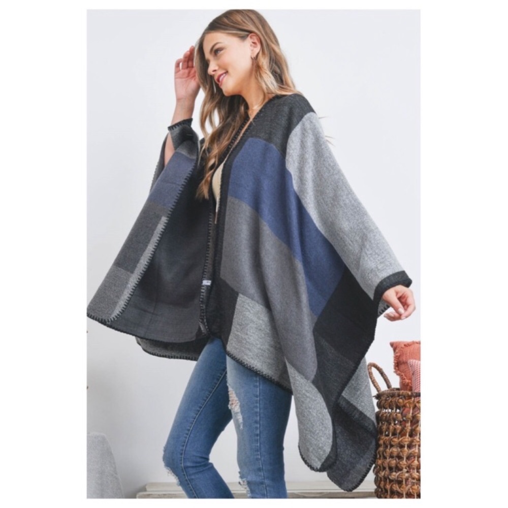 NWT Ruana Poncho - Picture 3 of 6